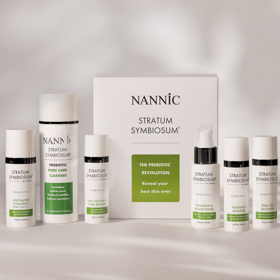 SKIN WISE NANNIC Stratum Symbiosum® feeds your natural beauty with the power of prebiotics. 