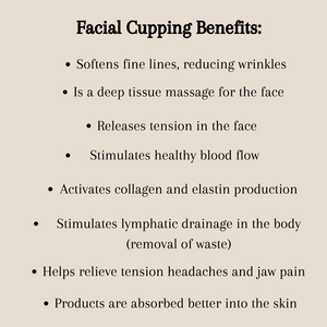 Facial cupping. facial cups. Cupping. Skin Wise. Glow. Massage. Skincare. Skincare routine. 